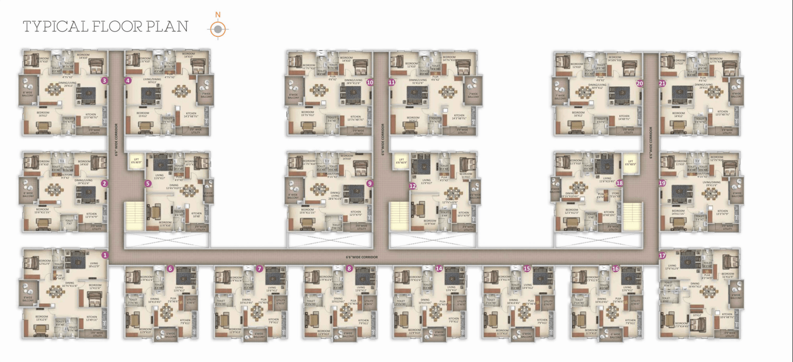 TYPICAL FLOOR PLAN